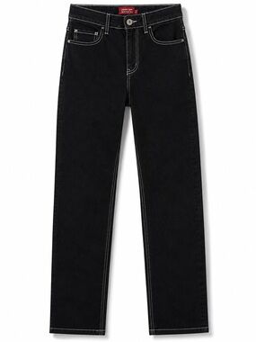 Johnny Was x ECOON Dark Indigo Straight Leg Jeans White  Size 26 NWT